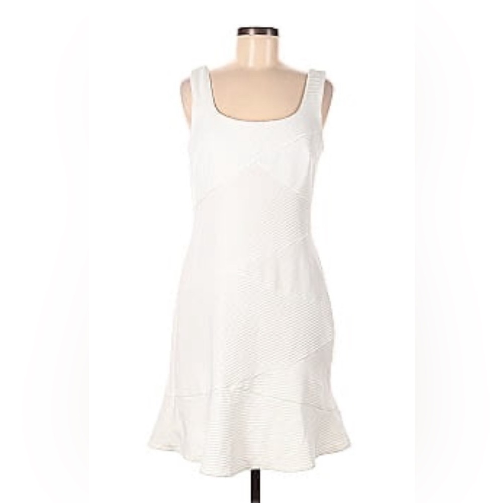 Liz Claiborne white A-line dress 10
